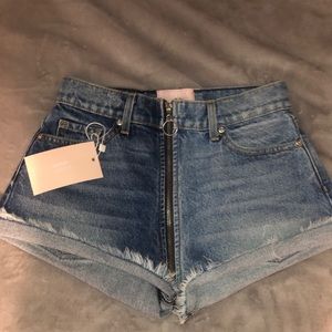 Ying Yang Jean Shorts by Revice